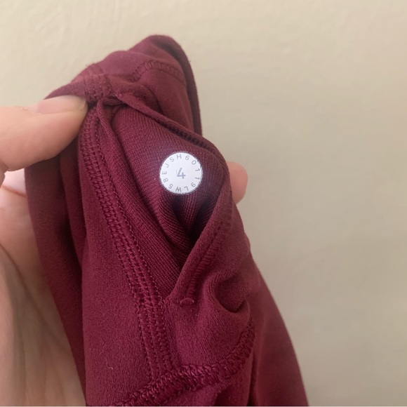 Lululemon Align Pant II *25" Deep Ruby Size 4 W5BEJS - Picture 10 of 10